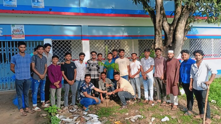 বিশ্ব পরিবেশ দিবস উপলক্ষে নন্দীগ্রামে ছাত্রদলের বৃক্ষরোপণ কর্মসূচি