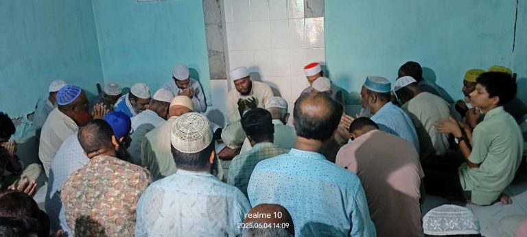 নন্দীগ্রামে দলিল লেখক শারফুদ্দীন মাহমুদ খানের মৃত্যুতে দোয়া মাহফিল 
